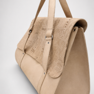 Leather Travel Duffel Bag
