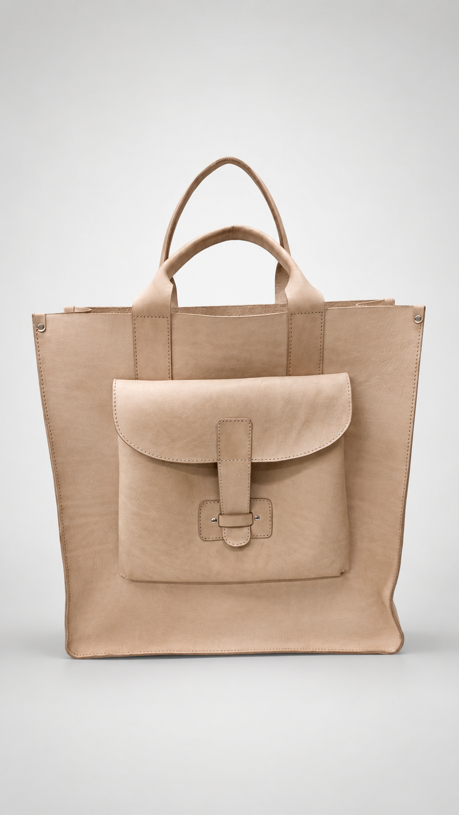 Classic Tan Leather Tote