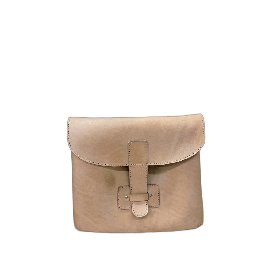 Classic Tan Leather Tote - Image 8